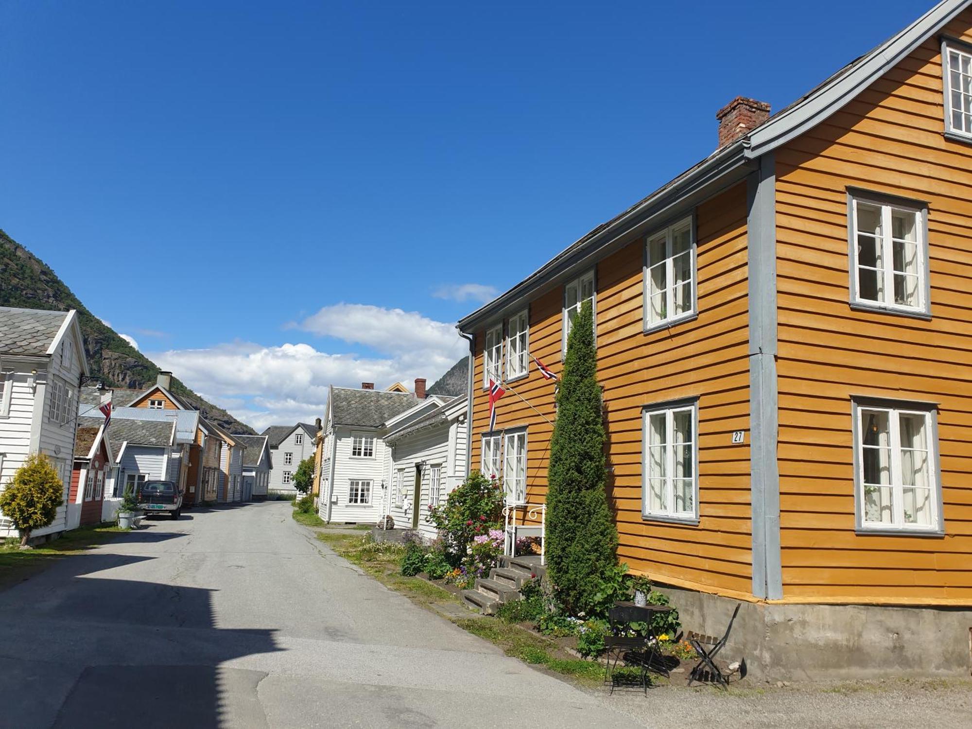 Kvammehuset Pa Gamle Laerdalsoyri Exterior foto