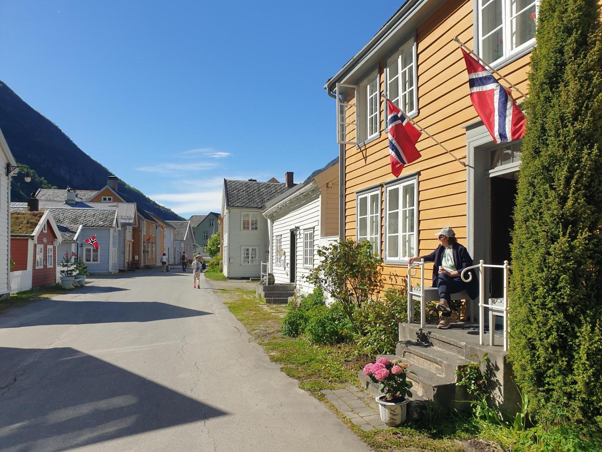 Kvammehuset Pa Gamle Laerdalsoyri Exterior foto